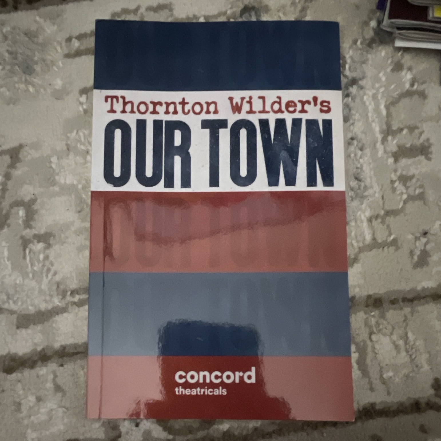 Concord Theatricals Thornton Wilder Our Town Paperback Play Script, English