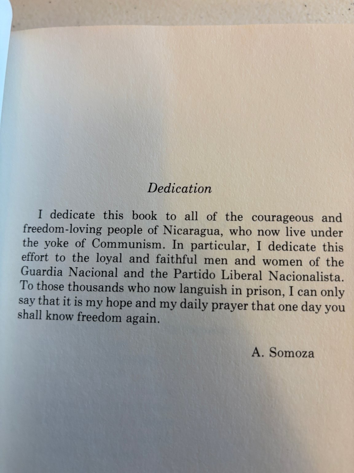 Nicaragua Betrayed Somoza Cox 1980 Western Islands Political History HC