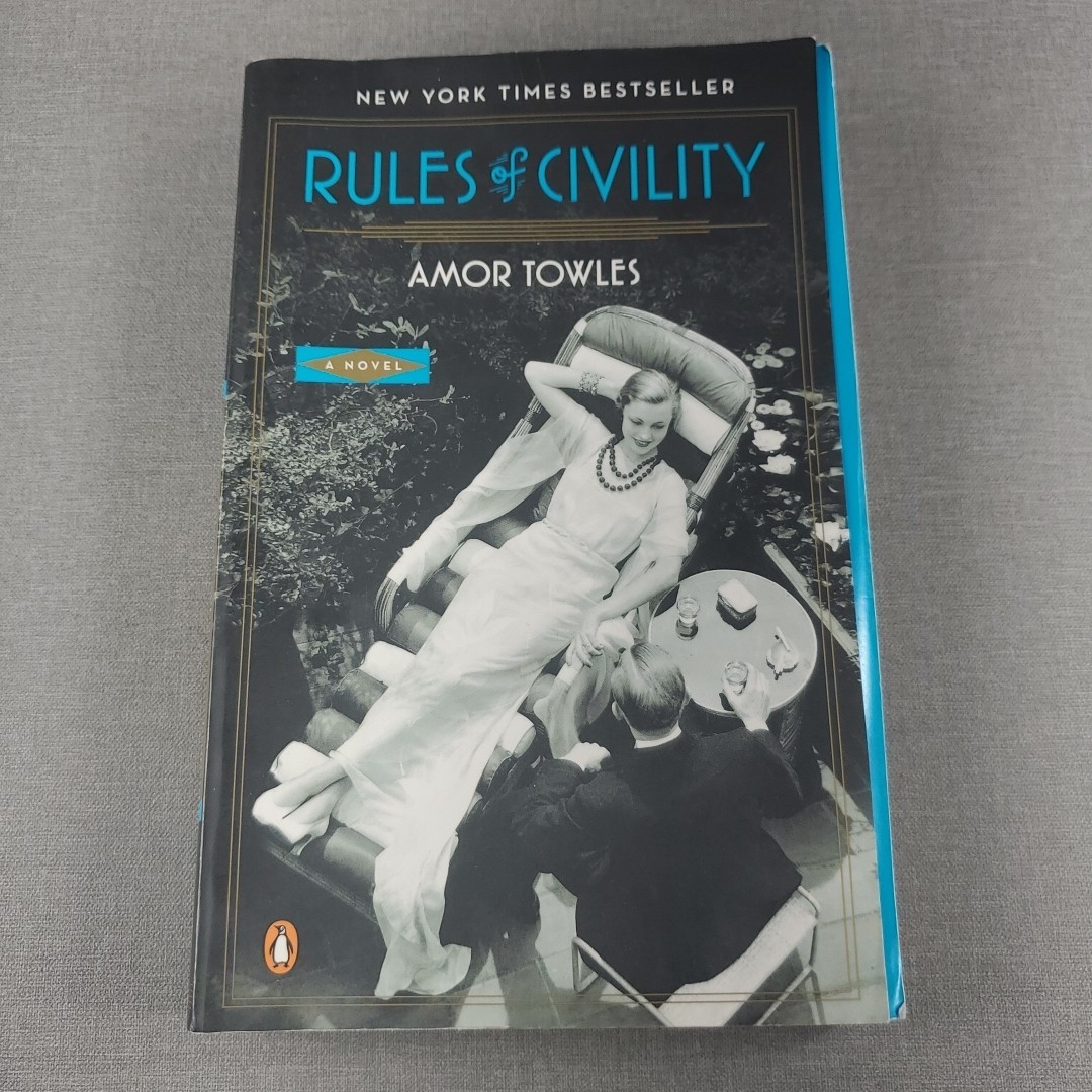 Rules of Civility by Amor Towles 2011 Trade Paperback Book