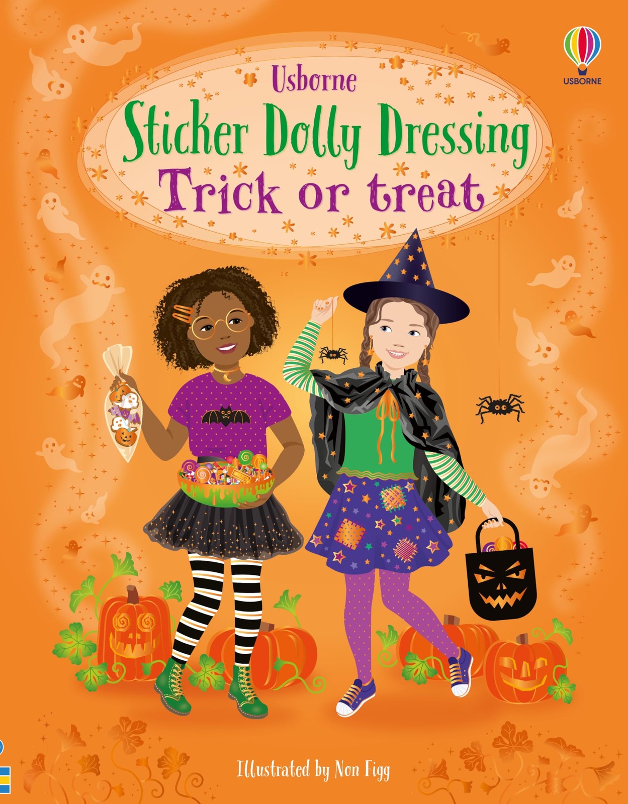 Sticker Dolly Dressing Trick or treat: A Whimsical Book Multicolor