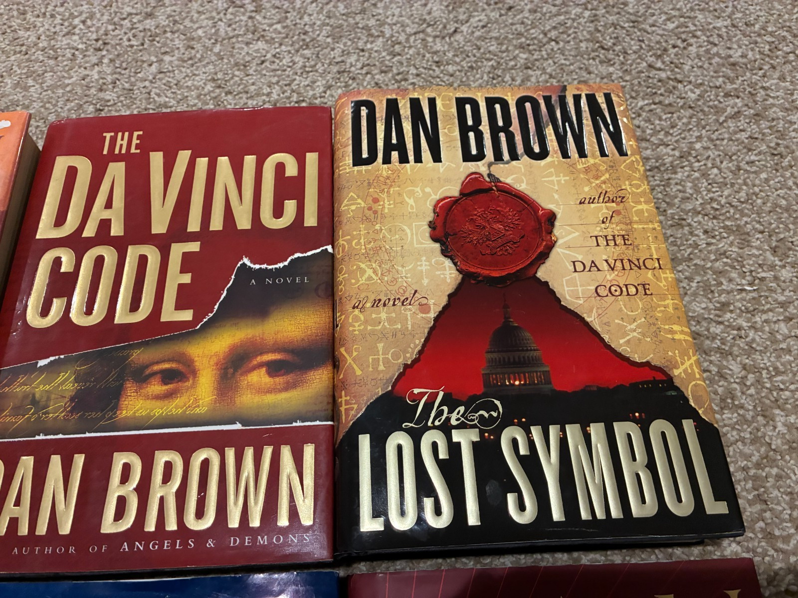 Robert Langdon – Complete 6-Book Hardcover Series Set – Dan Brown – RARE!