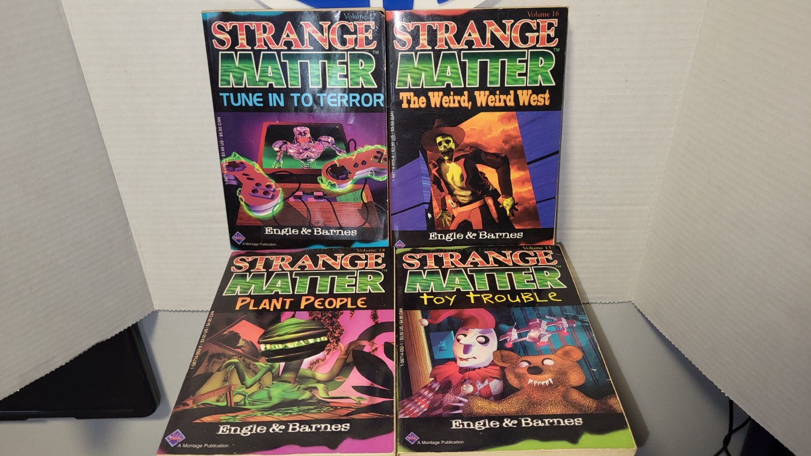 Strange Matter Book Lot by Engle & Barnes Book Lot of 4. #13. 14. 16. 20