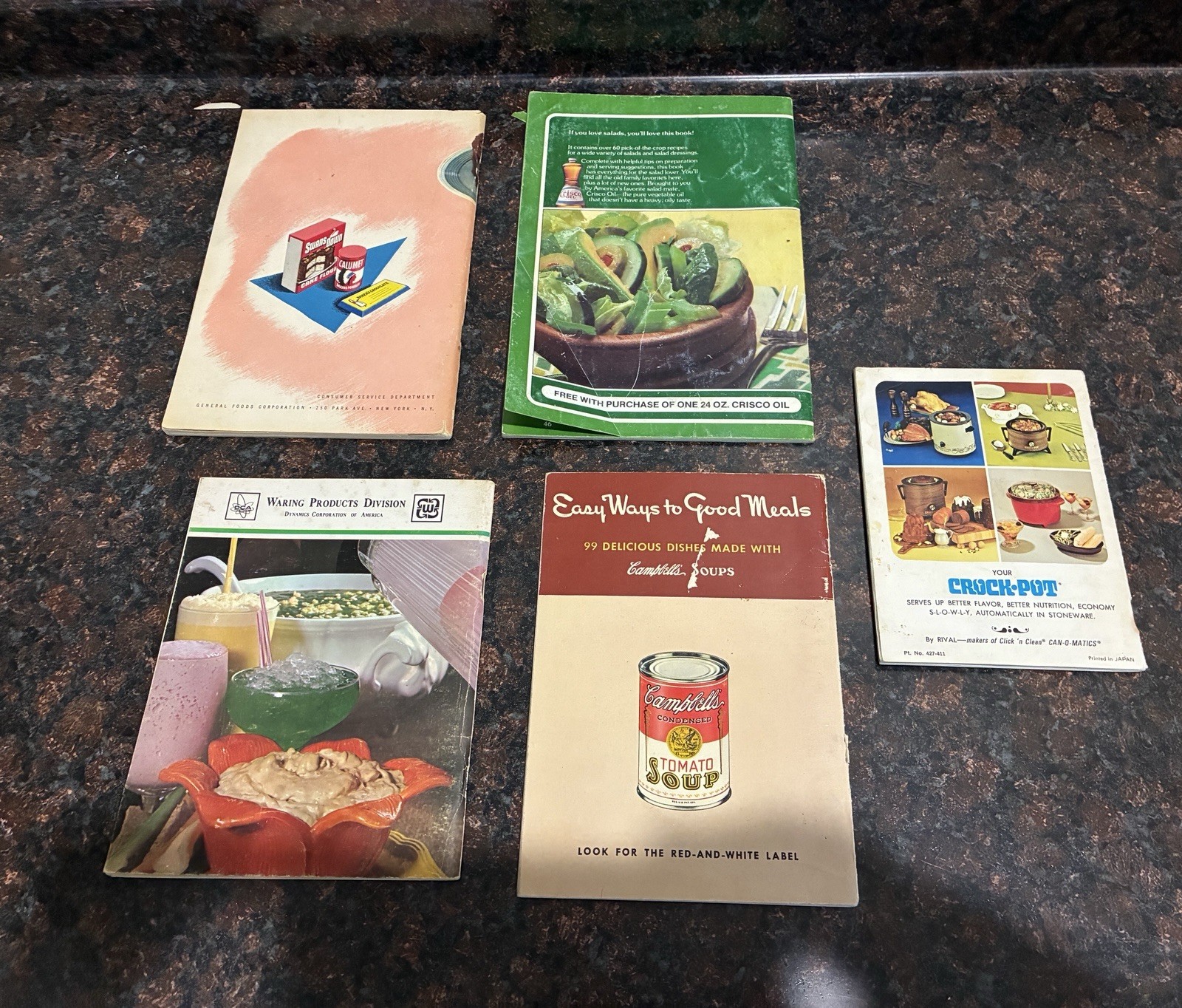 Vintage 1940’s-60s Lot of Recipe Booklets Pamphlets Advertising Cookbooks