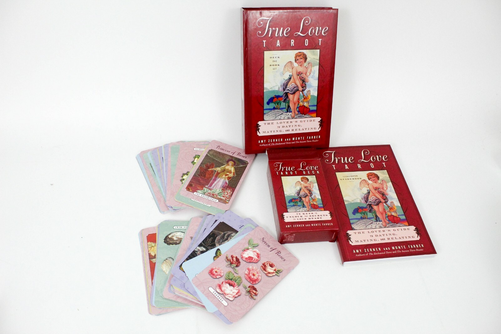 TRUE LOVE TAROT Card Deck/Guidebook Box Set -Zerner, Farber RARE