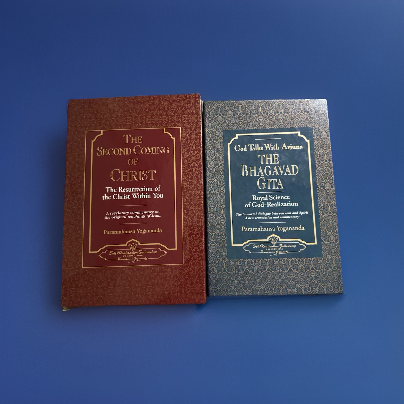 Paramahansa Yogananda 4 Vol Book Set Bhagavad Gita & Christ HC