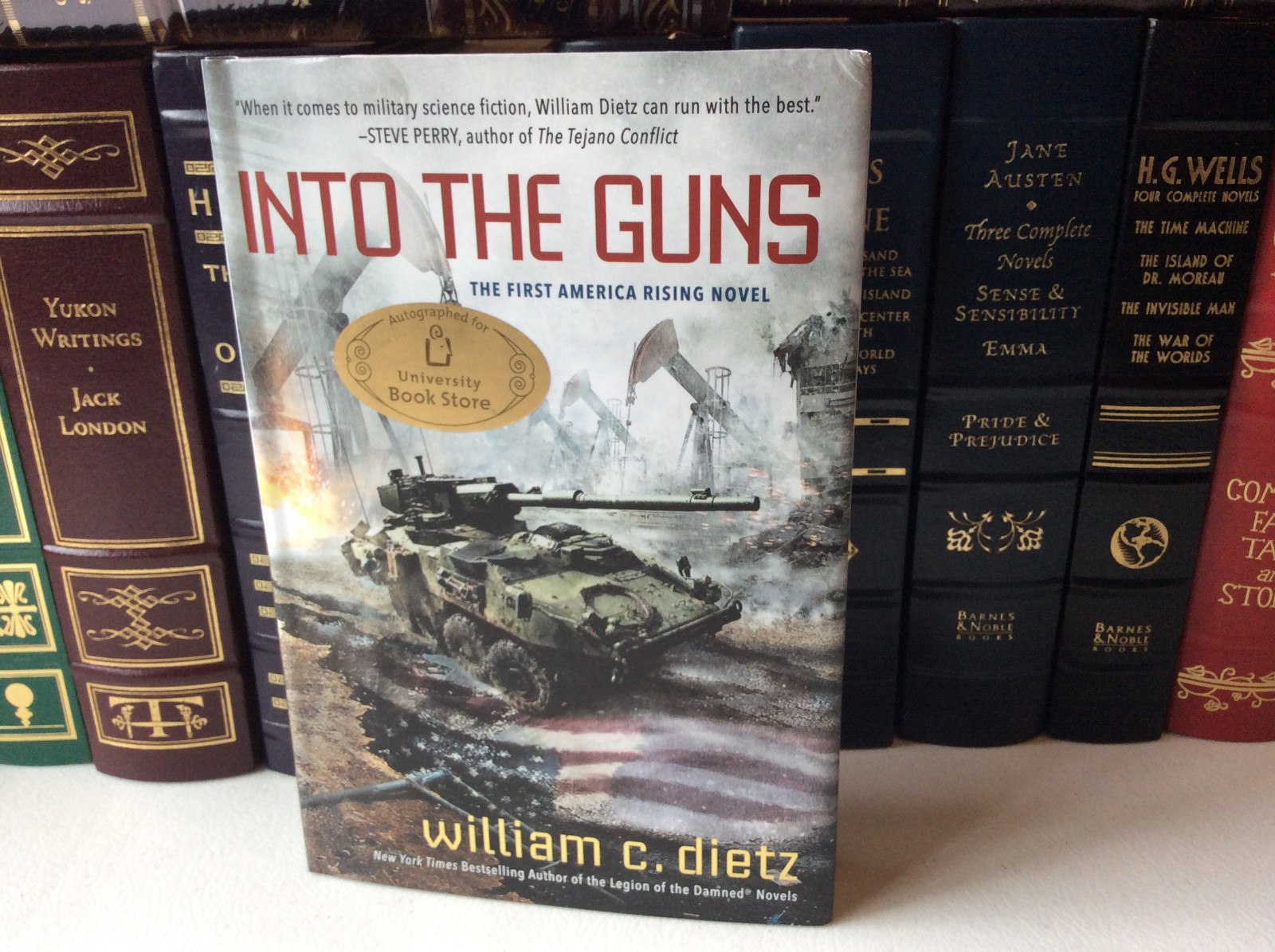 Into the Guns by William C. Dietz – Signed 1st/1st – America Rising Book I