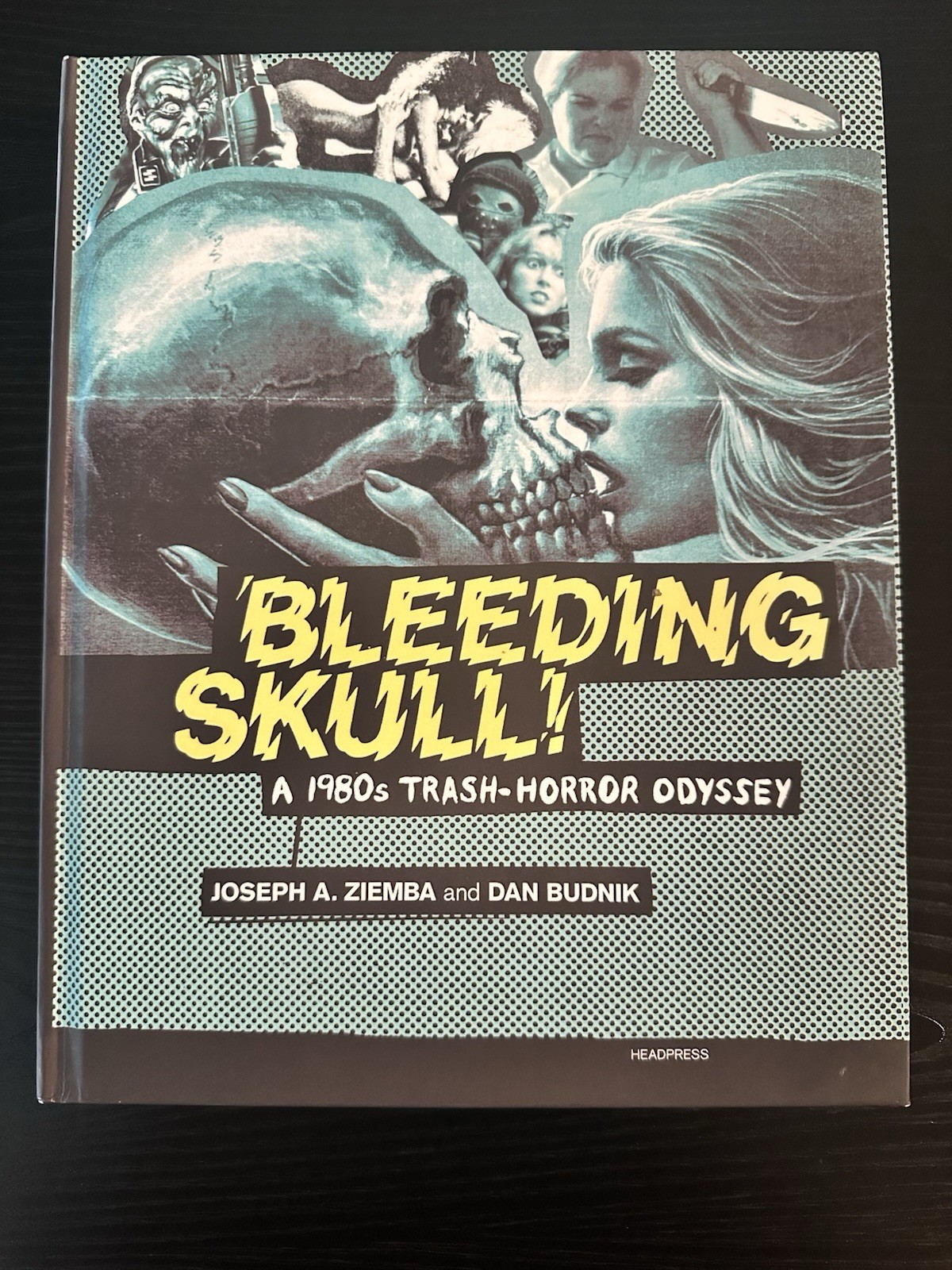 RARE Bleeding Skull! 1980s Trash-Horror Odyssey Hardcover Halloween horror