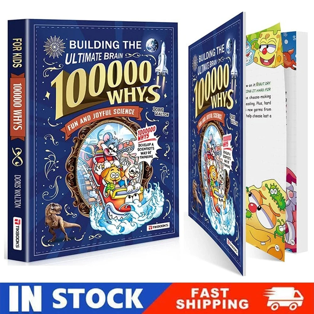 Children’s Encyclopedia 100,000 Whys Extracurricular reading for Kids Book JQ