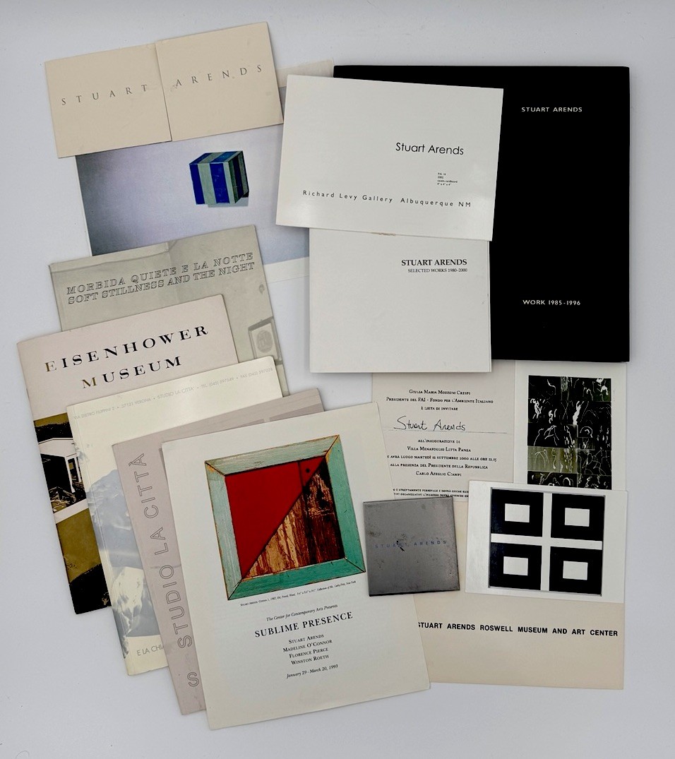 Stuart Arends: Work 1985-1996 by Susan Harris, 1st Ed Hardcover Book & Ephemera