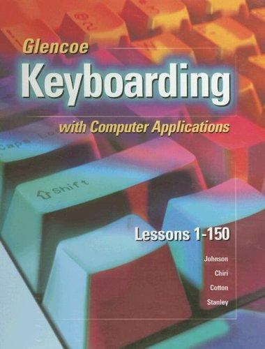 Glencoe Keyboarding with Computer Appl- 0028041712, spiral-bound, Education, new