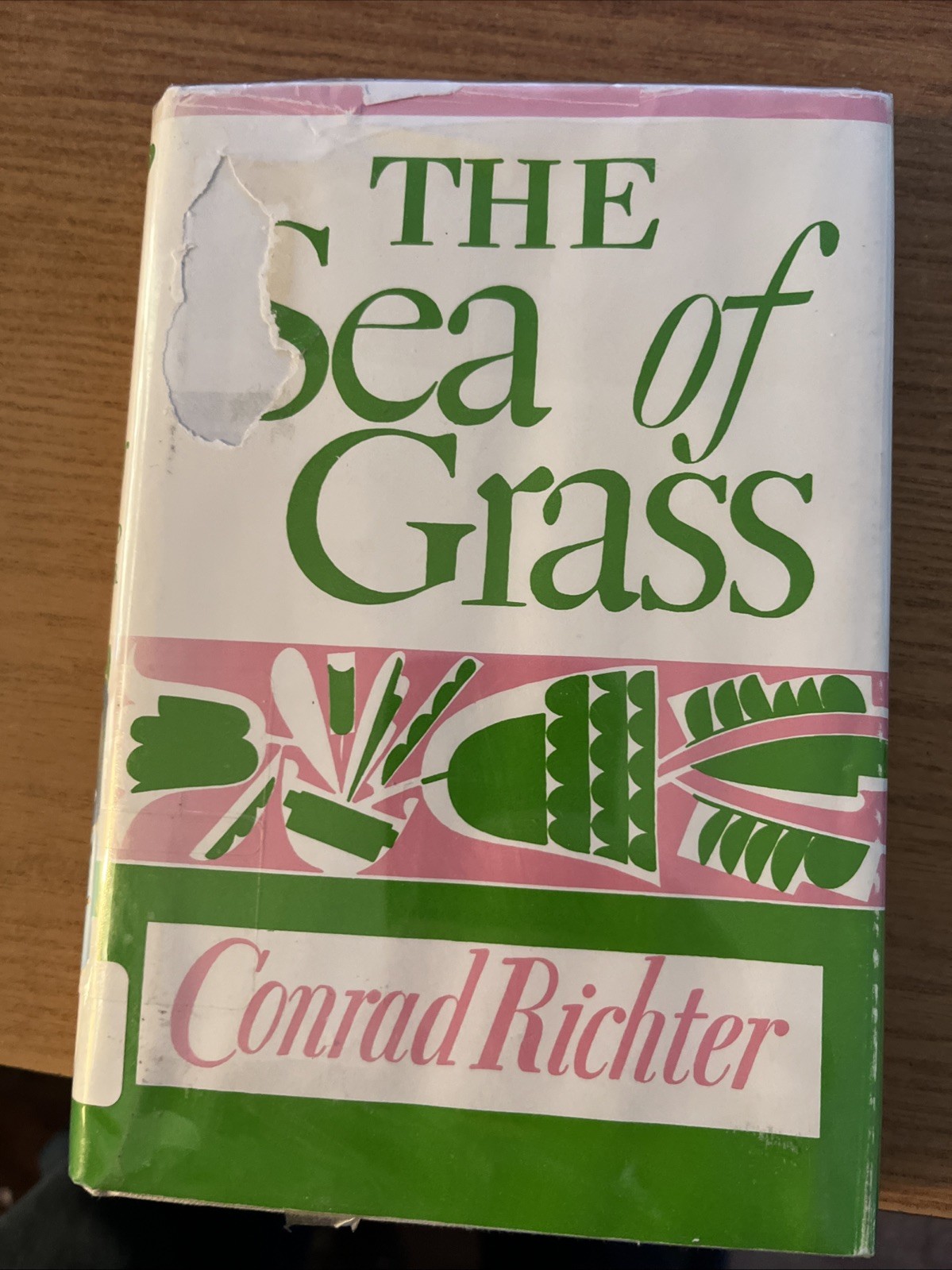 The Sea of Grass by Richter, Conrad Alfred A. Knopf- 1937