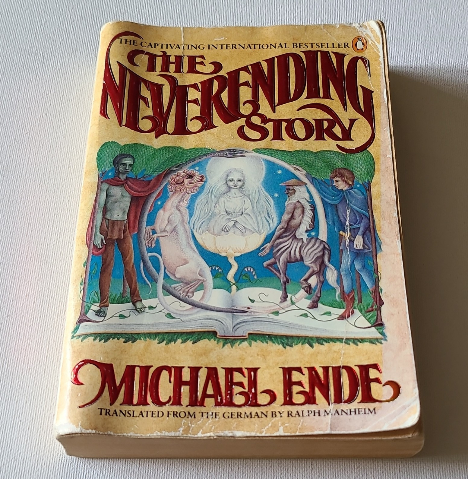 The Neverending Story Michael Ende 1984 Penguin Vintage Paperback Illustrated