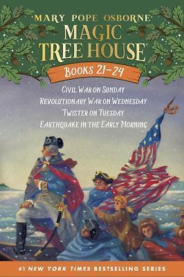 Magic Tree House Books 21-24 Boxed Set : Civil War on Sunday; Revolutionary…