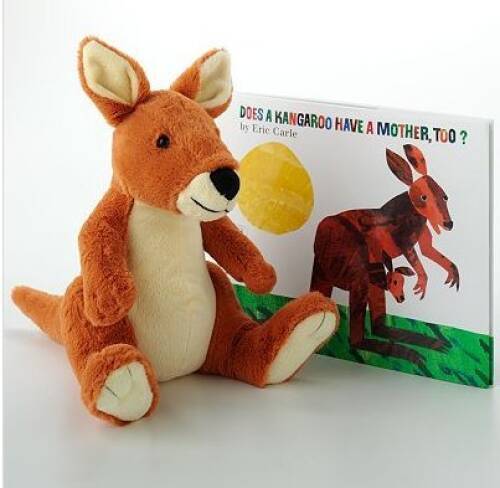 Eric Carle Does a Kangaroo Have a Mother Too? Book & Plush Toy 11 (Bundl – GOOD