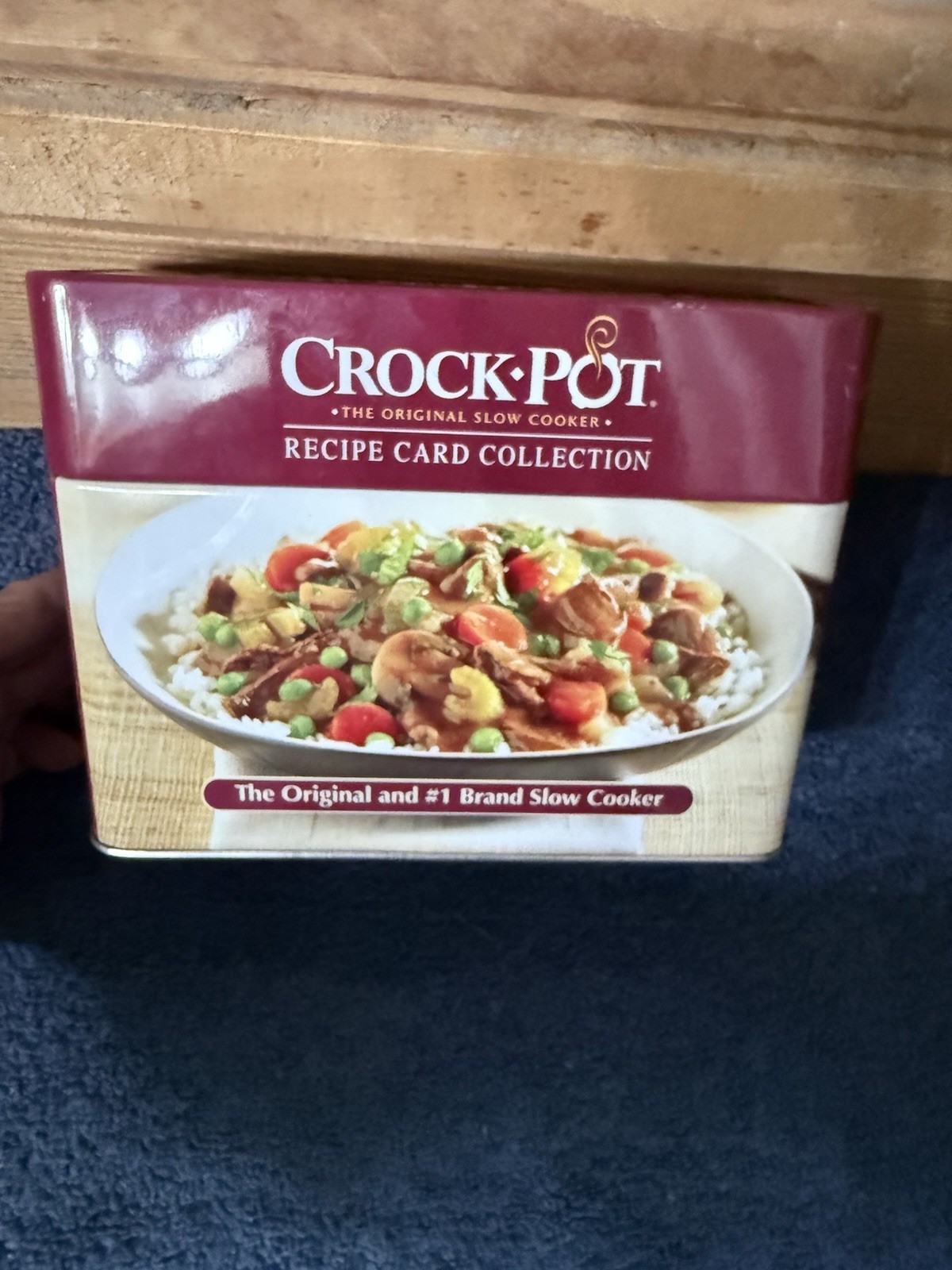 Crock Pot Recipe Card Collection & Tin – 76 Recipe & 24 Blank Cards