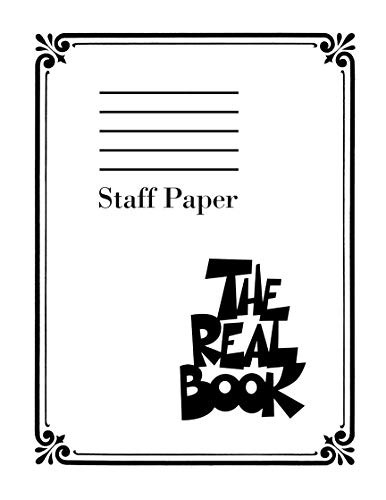The Real Book – Staff Paper | 400 Pages of Perforated Manuscript Paper wit…