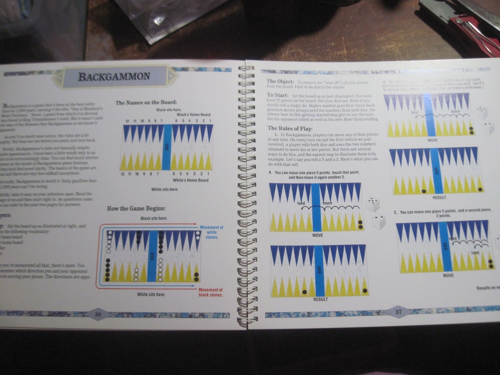 The Book of Classic Board Games with Other (Klutz) – Spiral-bound – GOOD