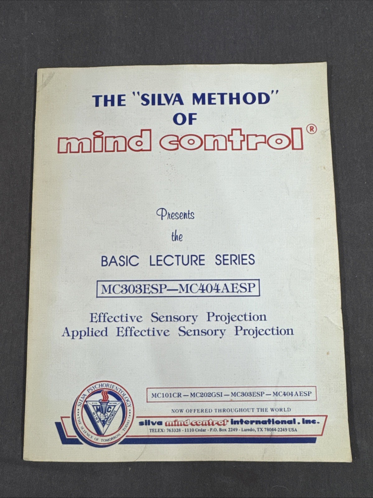The Silva Method Of Mind Control Basic Lecture Series MC303ESP MC404AESP