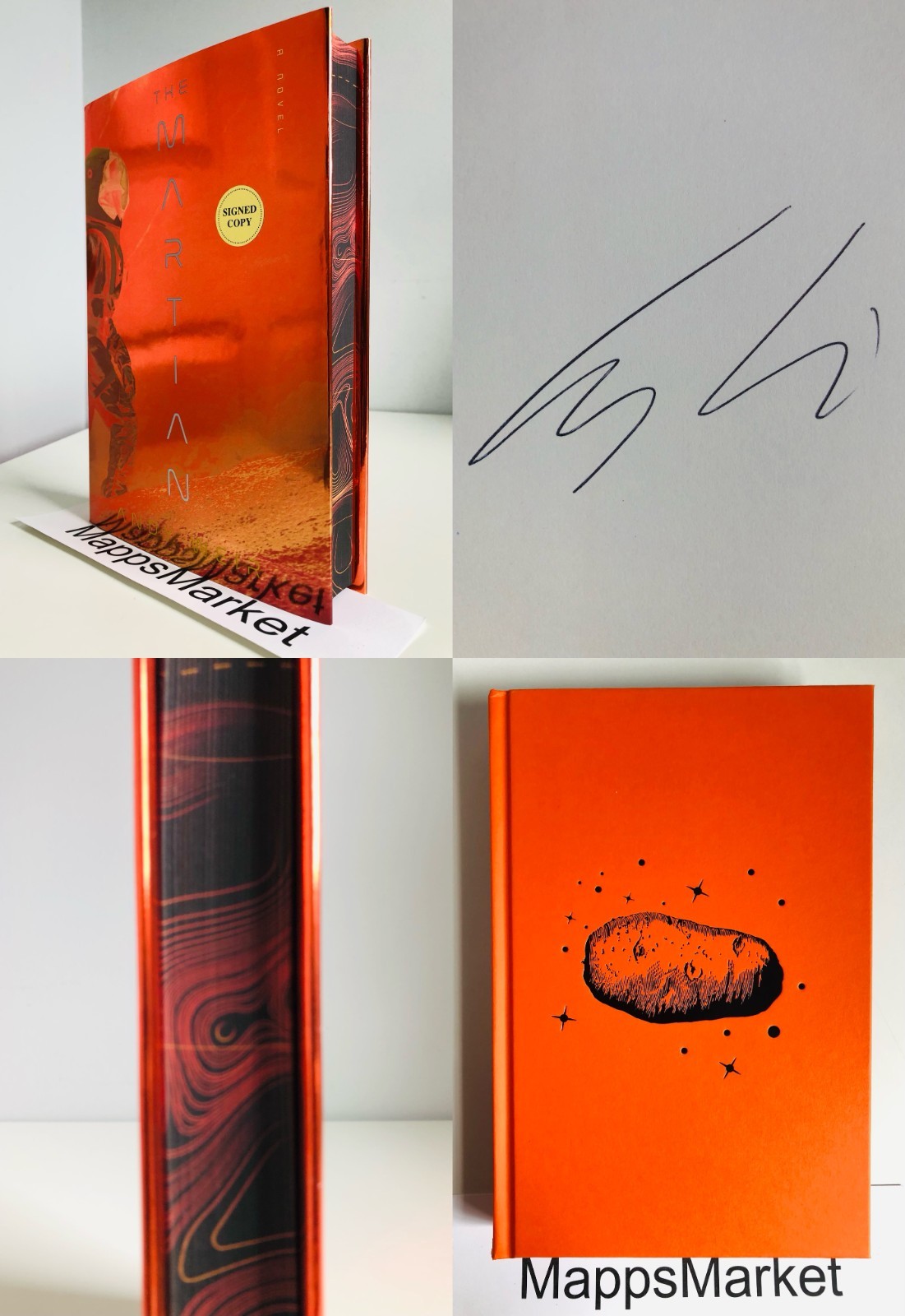 The Martian SIGNED by Andy Weir DELUXE EDITION (2026, Hardcover)