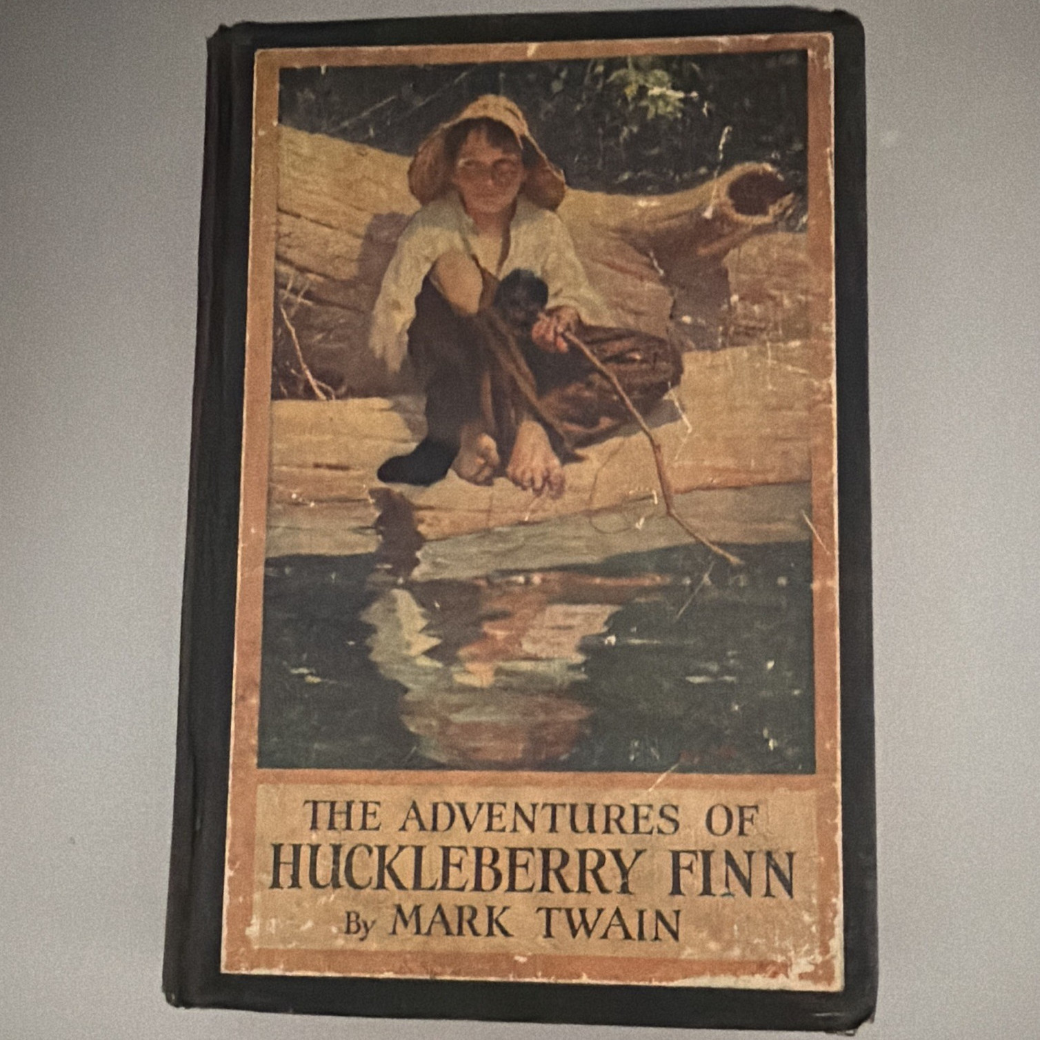 Mark Twain The Adventures of Huckleberry Finn Hardcover Illustrated 1923