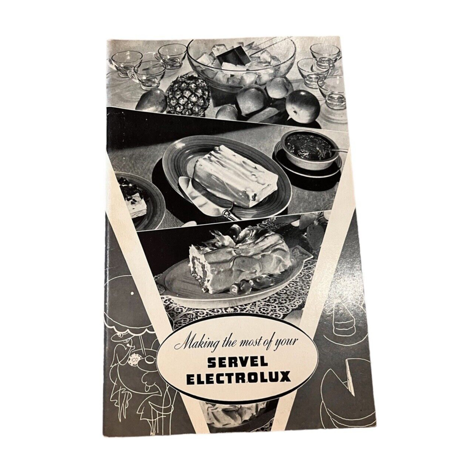 1936 MAKING THE MOST OF YOUR SERVEL ELECTROLUX REFRIGERATOR BOOKLET RECIPES BOOK