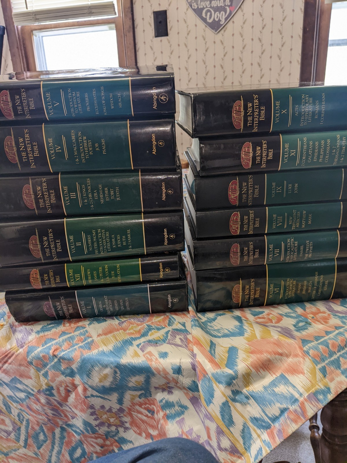 THE NEW INTERPRETER’S BIBLE COMMENTARY TEN VOLUME SET HARDCOVER **GOOD**