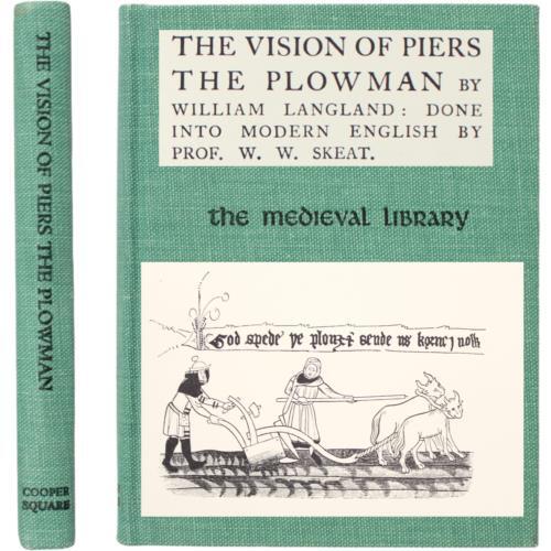 PIERS PLOWMAN WILLIAM LANGLAND VISON OF 1966 SMALL PRESS HC MEDIEVAL LIBRARY