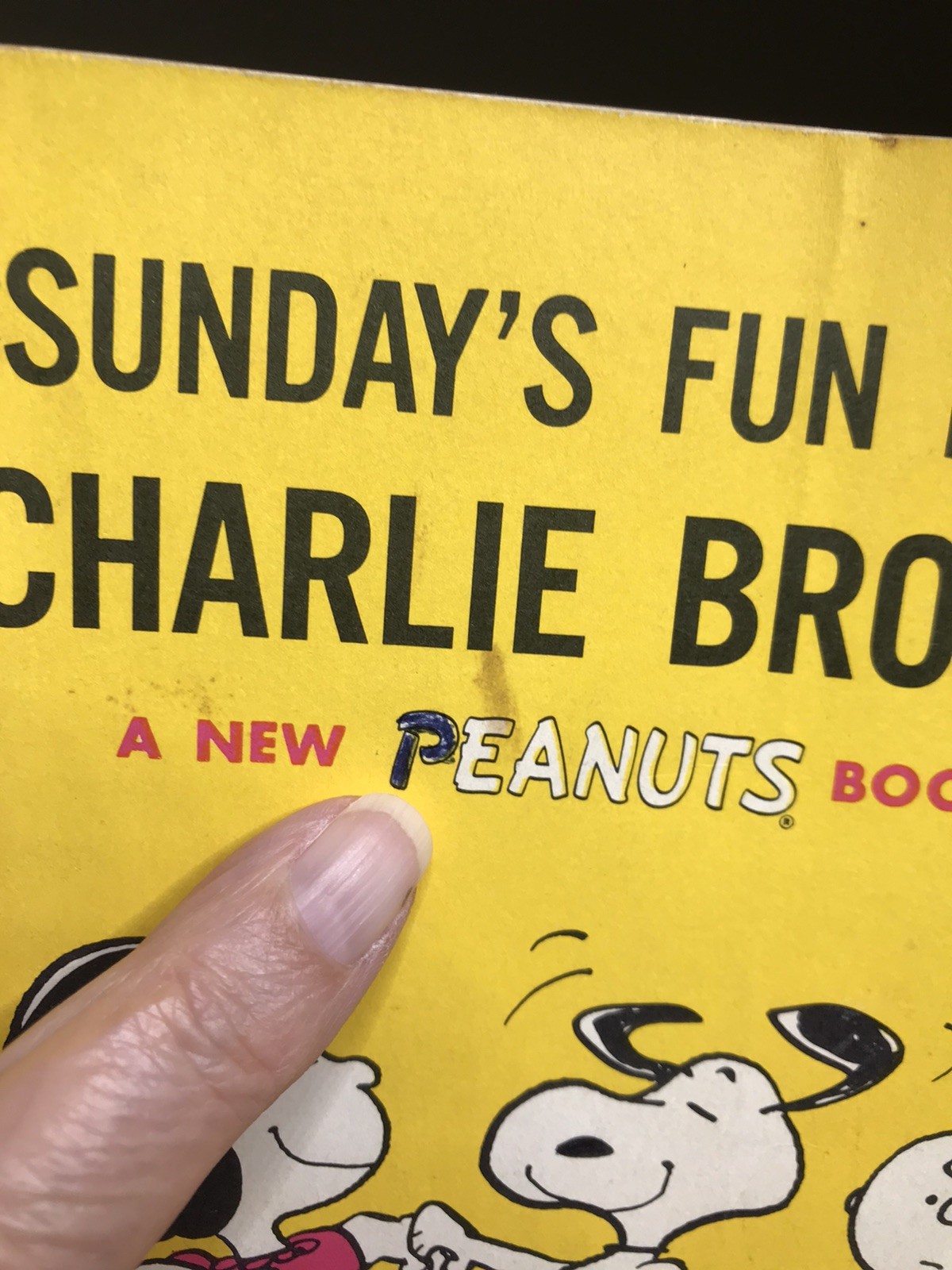 Vtg Charles Schulz Peanuts Paperback Comic Books Lot Of 2 ~ Charlie Brown
