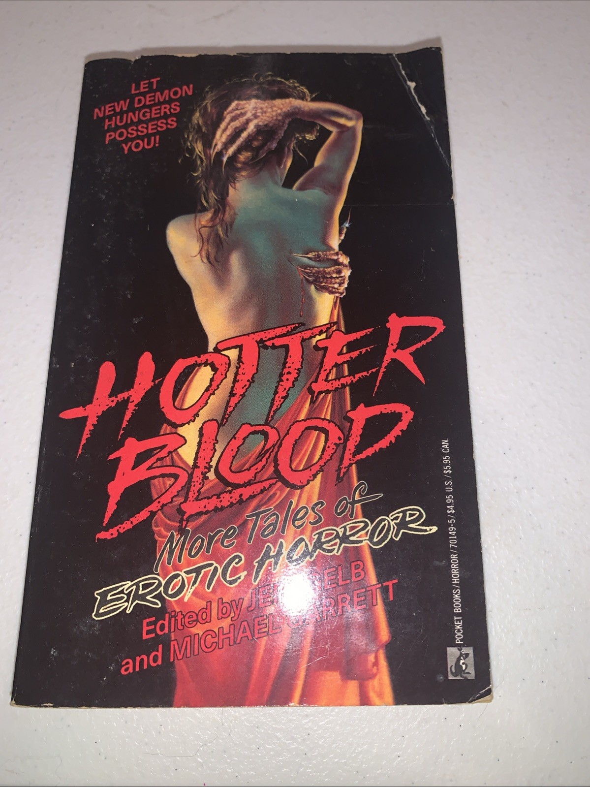 1991 Hotter Blood: More Tales Of Erotic Horror Jeff Gelb Horror Paperback