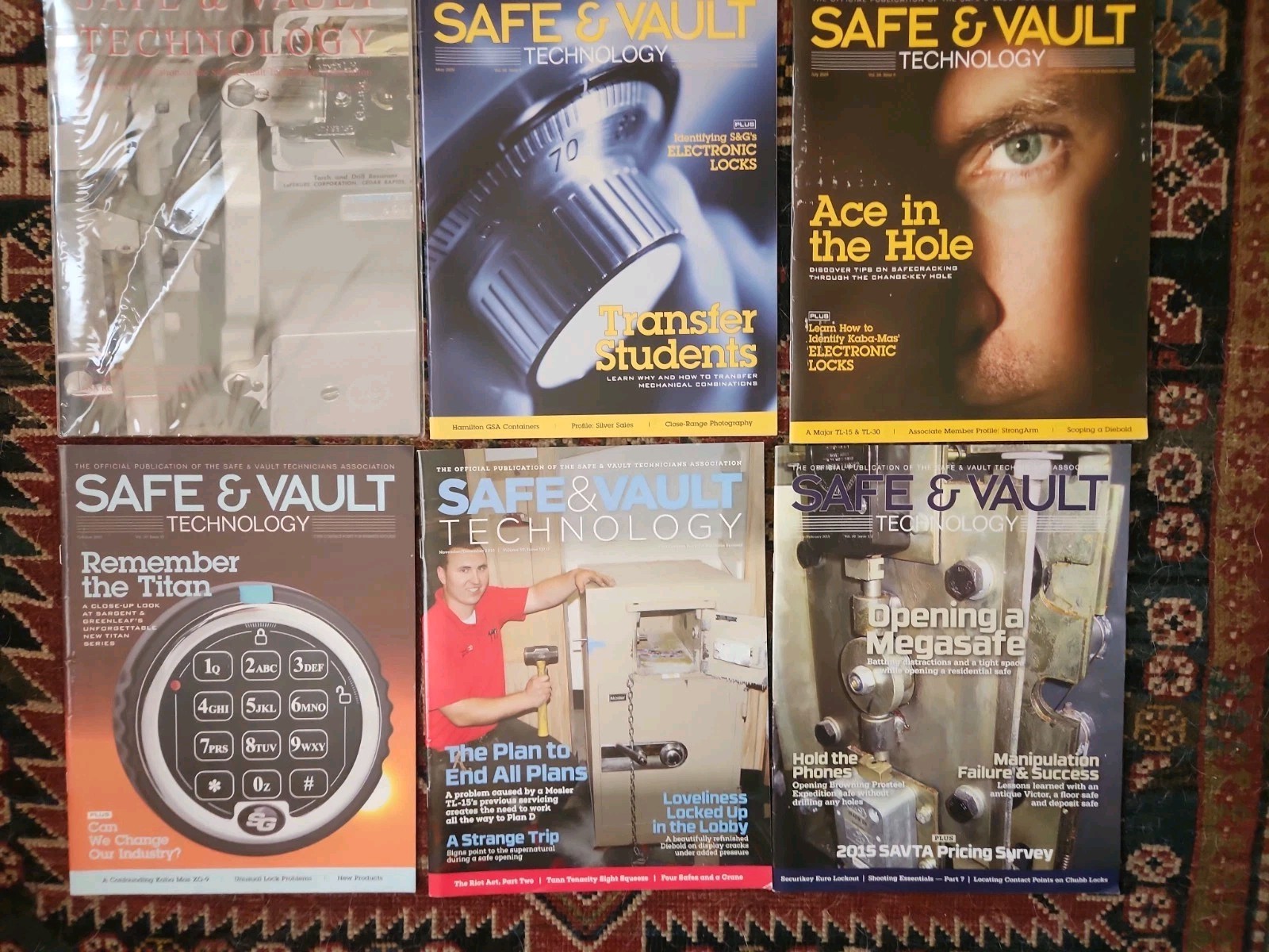 Locksmith – Safe & Vault Technology Magazines (6) Issues from 2000s EXC