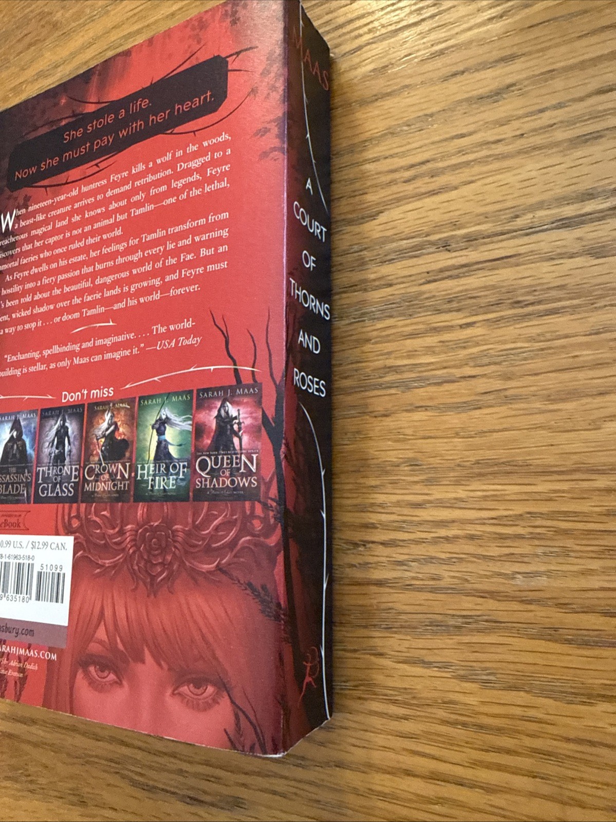 Sarah J. Maas A Court of Thorns and Roses 2016 Trade PB Bloomsbury