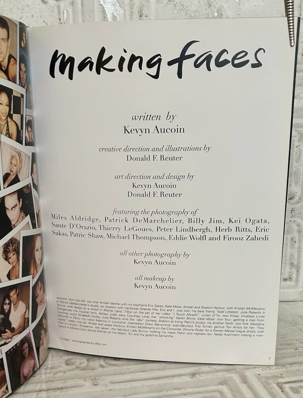 RARE 1ST EDITION MAKING FACES Kevyn Aucoin 1997 1ST PRINTING HARDCOVER BOOK