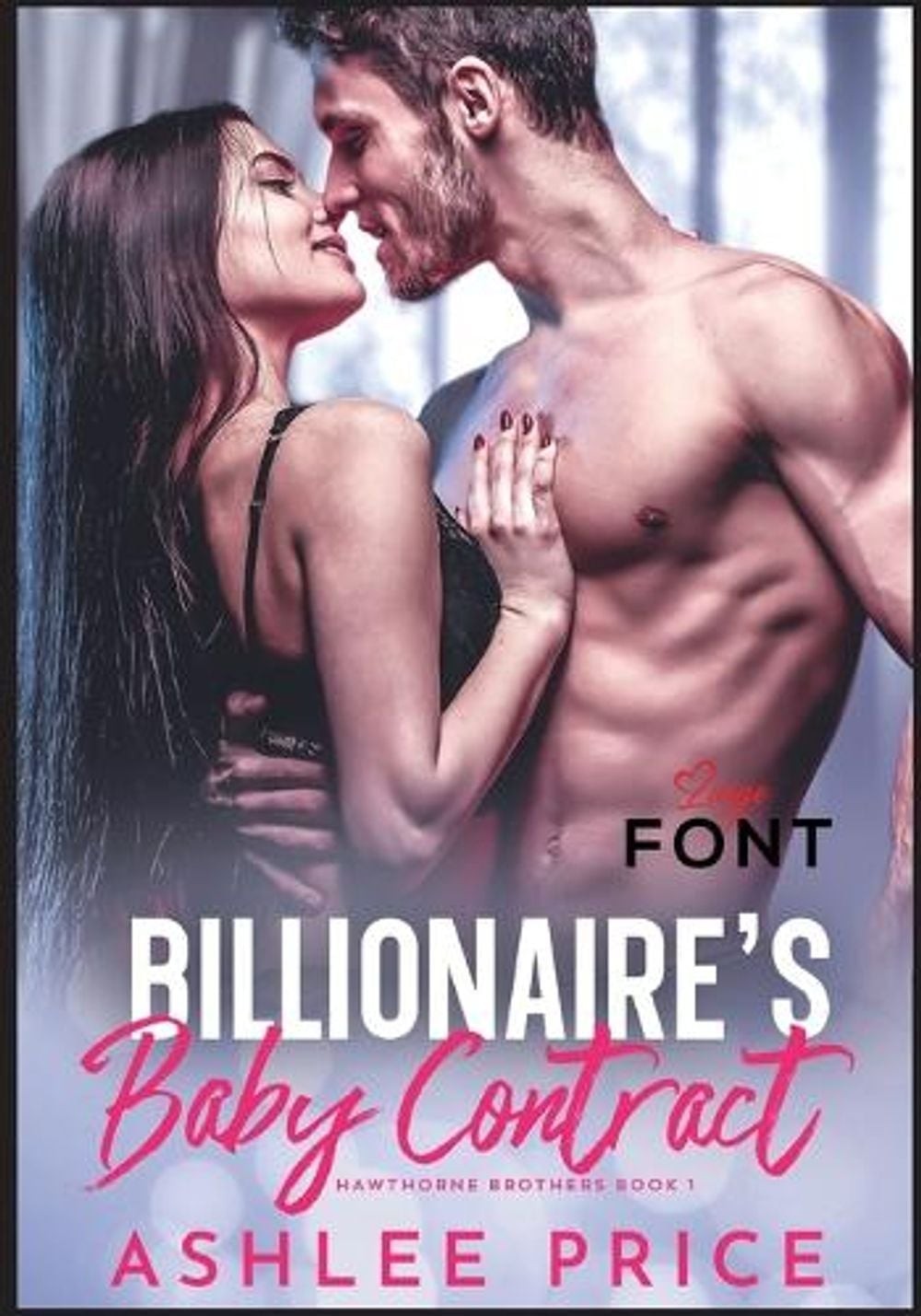 Billionaire’s Baby Contract Large Font by Ashlee Price (English) Paperback Book