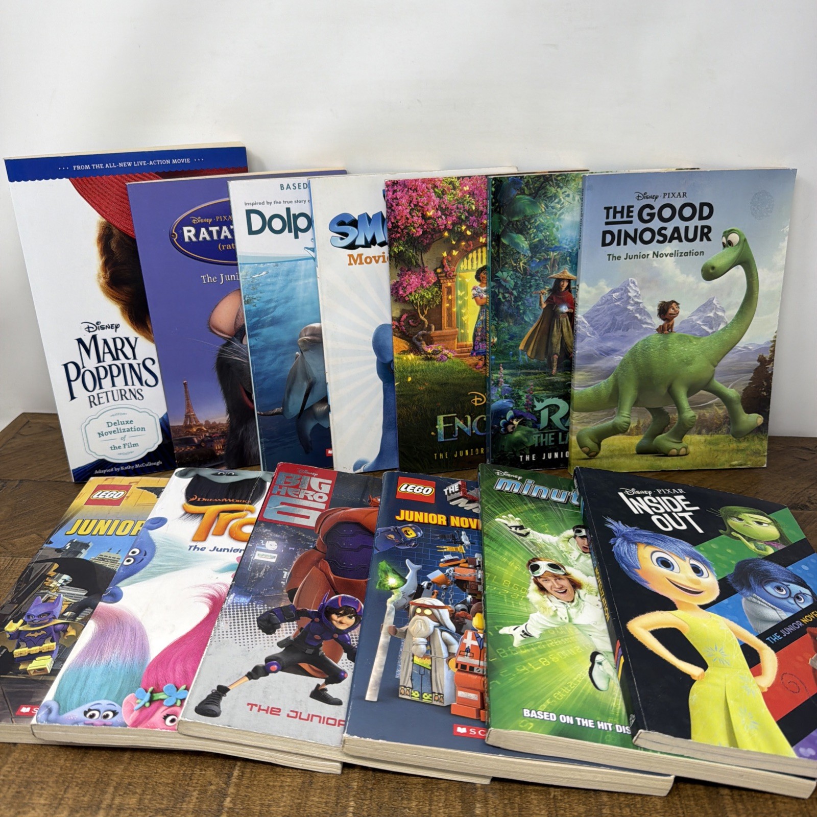 Junior Novelization Book Lot 13 Disney Dreamworks Lego Paperback