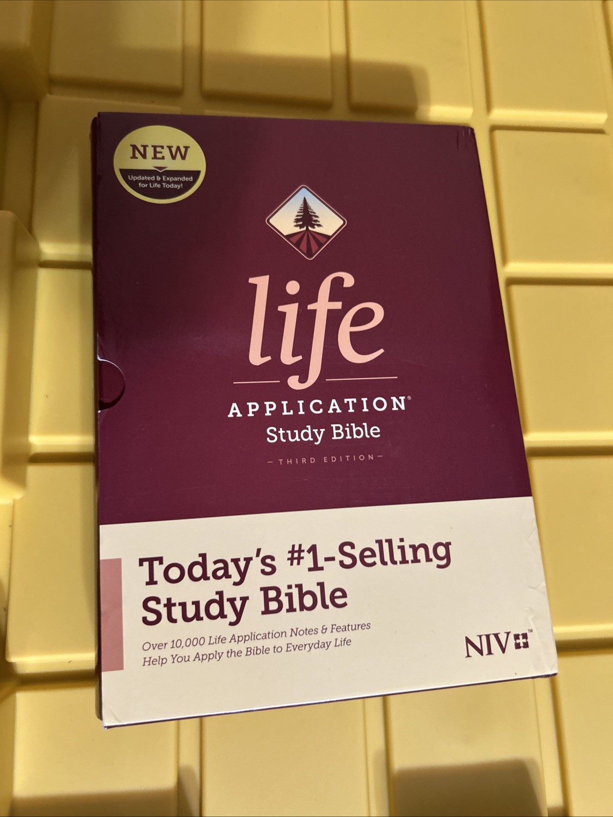 NIV LIFE APPLICATION STUDY BIBLE, THIRD EDITION By Tyndale – Hardcover NEW