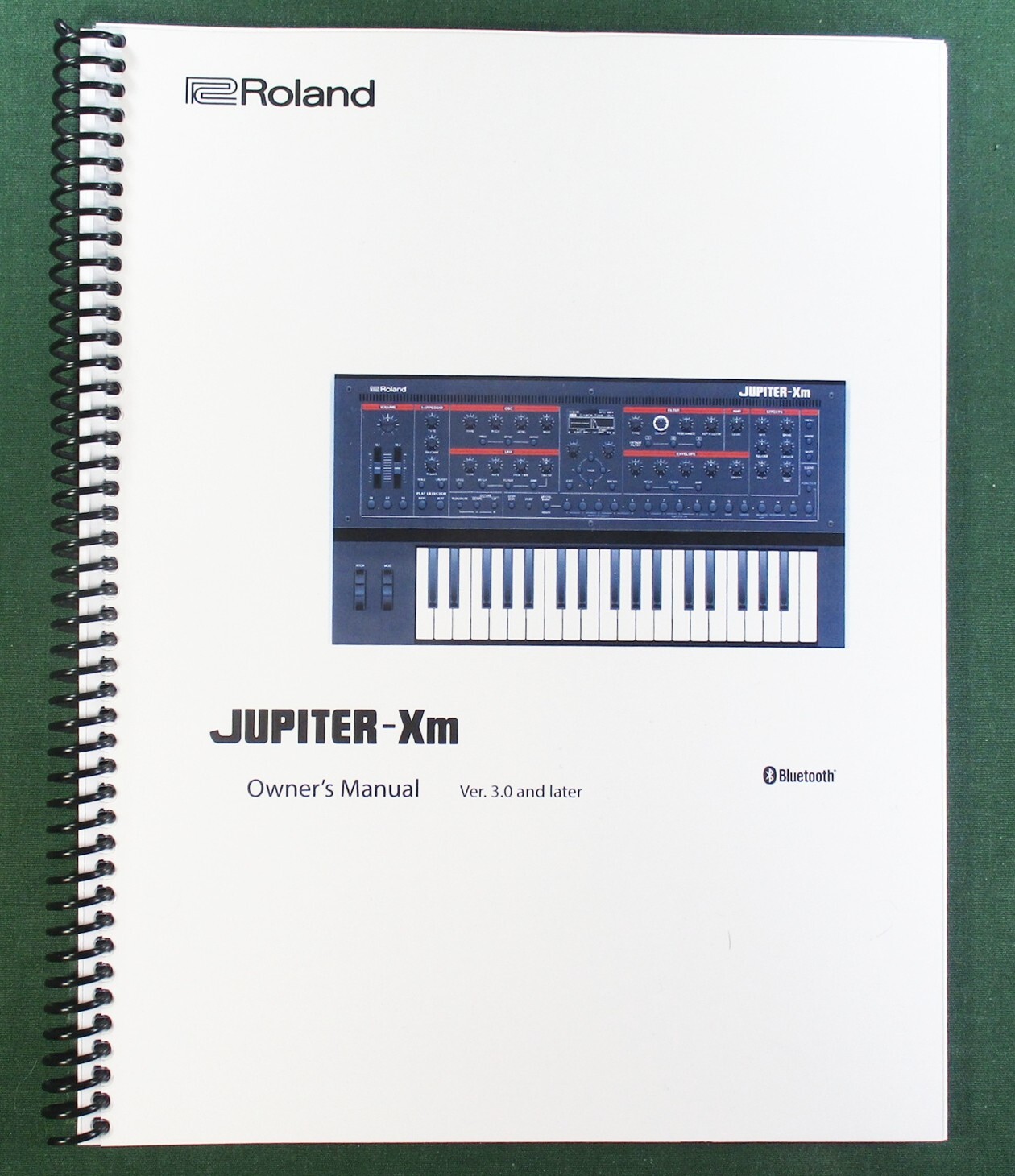 Roland Jupiter-XM Owner’s Instruction Manual: 28 Pages & Protective Covers!