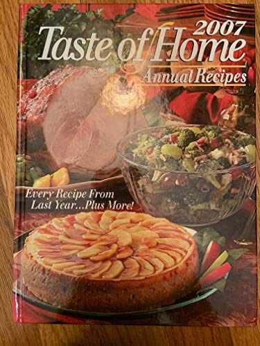 Taste of Home Recipes 2007 – Hardcover, by Michelle Bretl – Very Good c