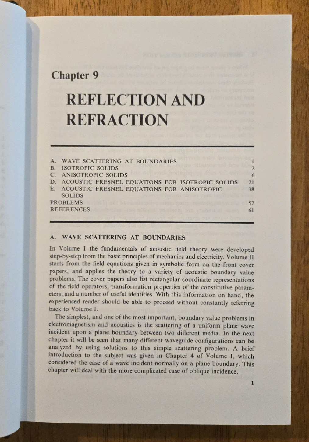 Acoustic Fields and Waves in Solids Volume II by B.A. Auld, Second Edition, 1990