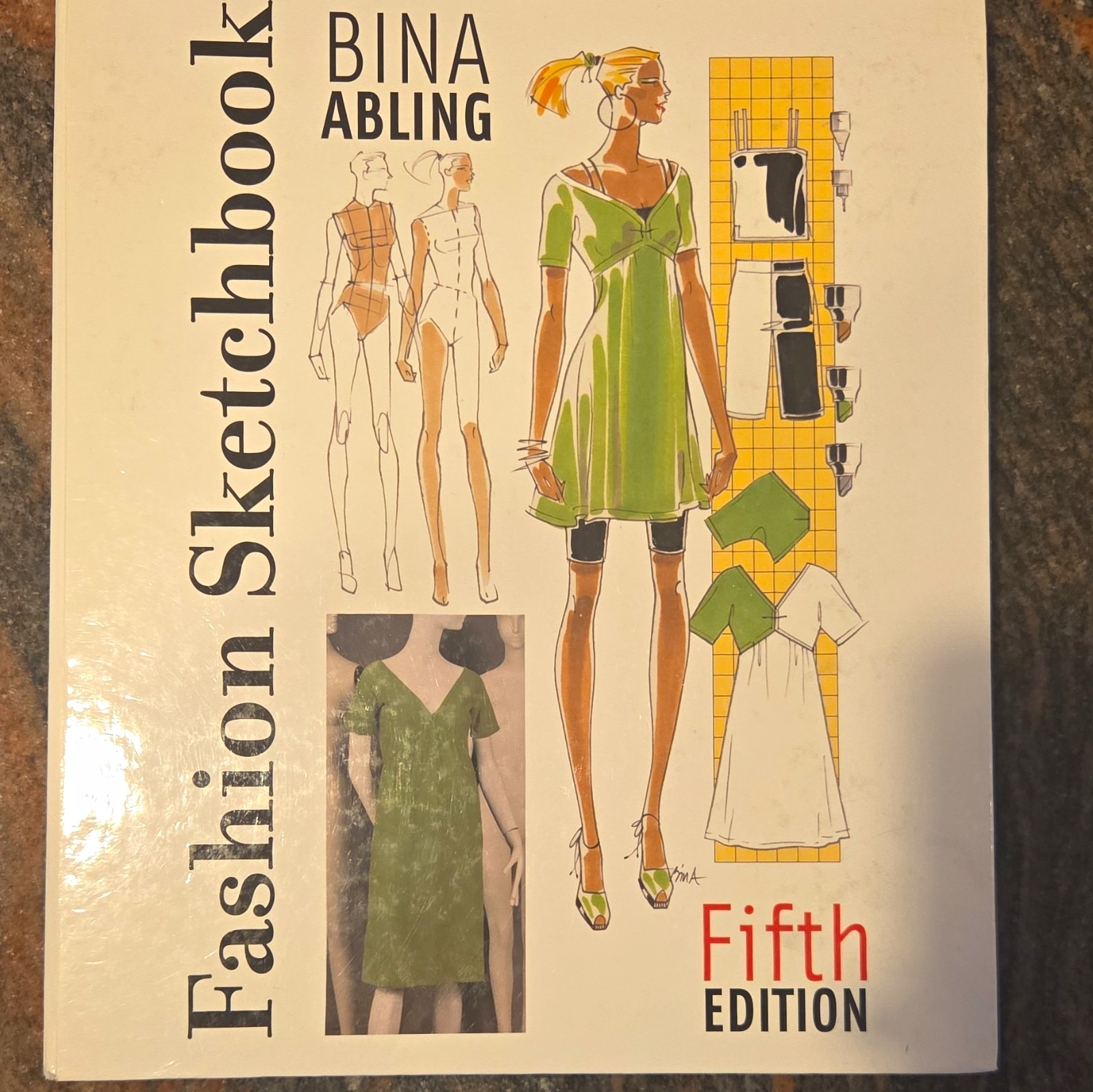 Fashion Sketchbook Fifth Edition by Bina Abling Paperback Fashion Sketchbook