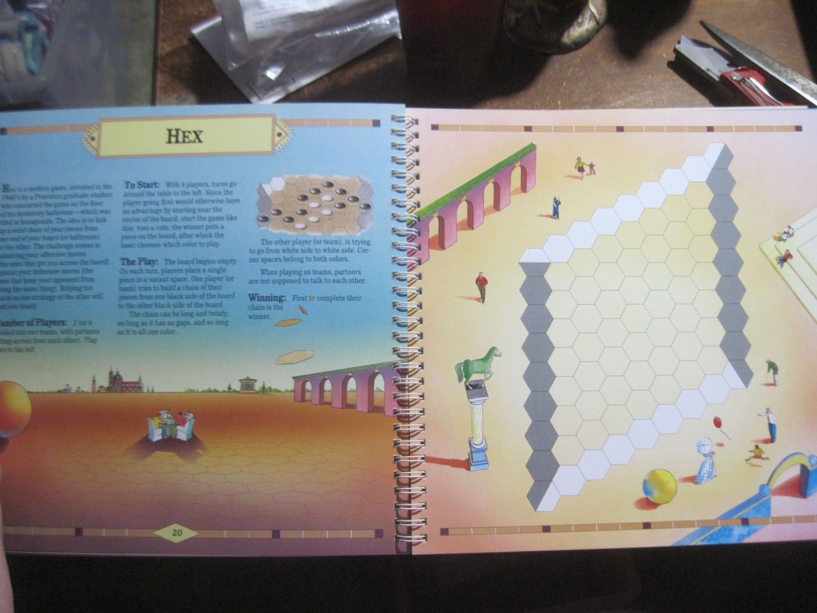 The Book of Classic Board Games with Other (Klutz) – Spiral-bound – GOOD
