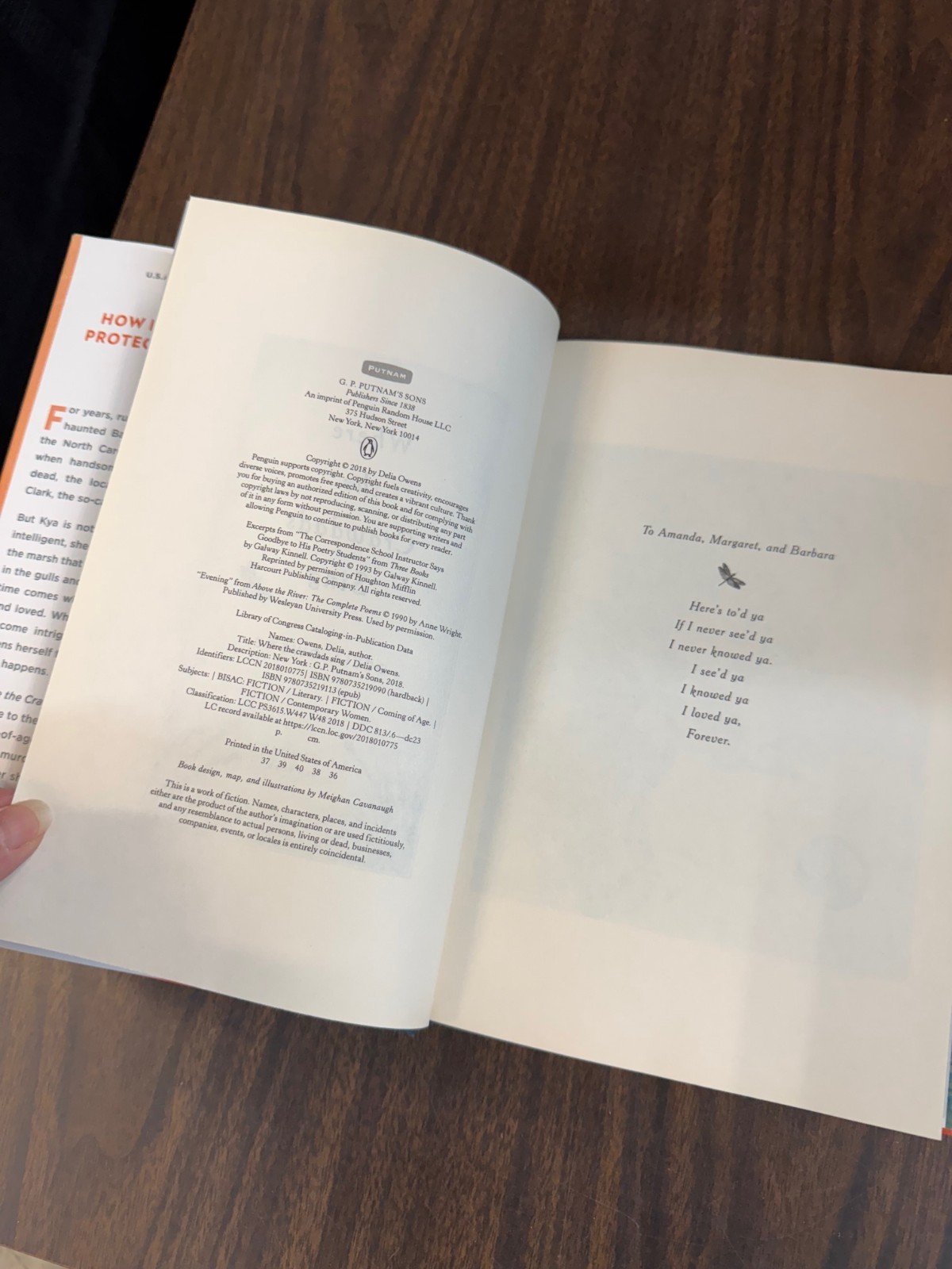 SIGNED | Where The Crawdads Sing By Delia Owens