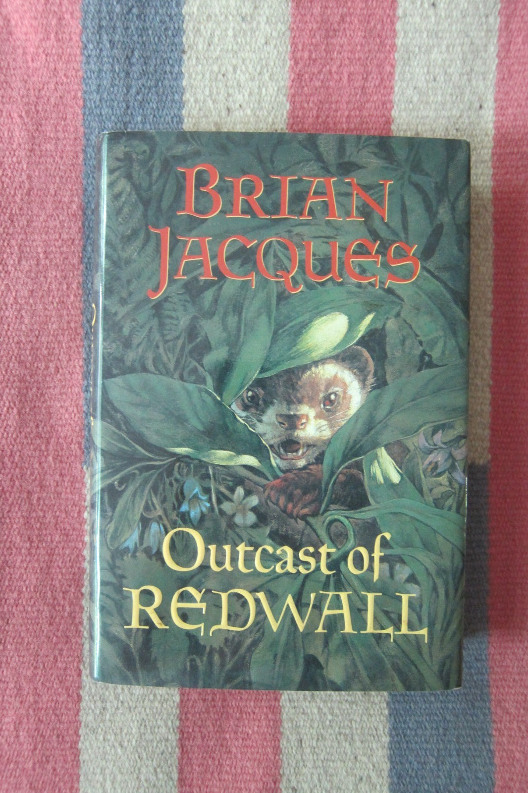 Outcast of Redwall Brian Jacques HCDJ 1st Edition First Printing 1996 Like New
