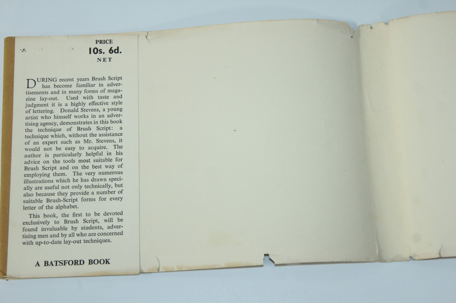 Brush Script by Donald Stevens (1953) HCDJ