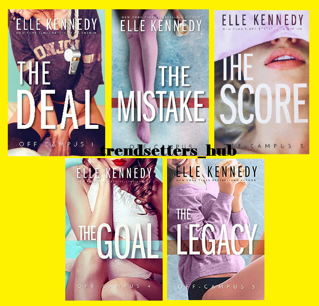 Elle Kennedy Off Campus Series 5 Books Collection Set (The Deal, Mistake, Score,