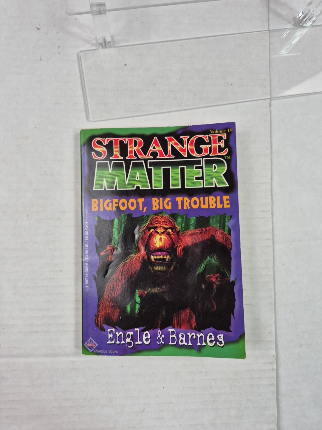 Strange Matter Book Volume 19 Bigfoot Big Trouble Engle & Barnes Vintage Horror