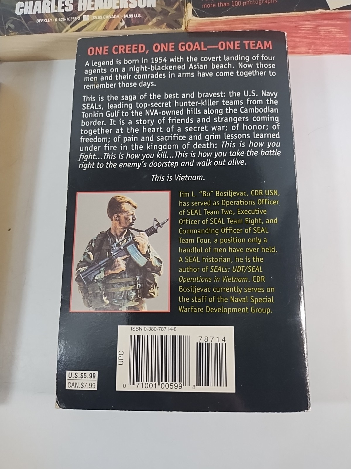 Vintage Military WWII & Vietnam War Paperback Book Lot of 8 Historical History