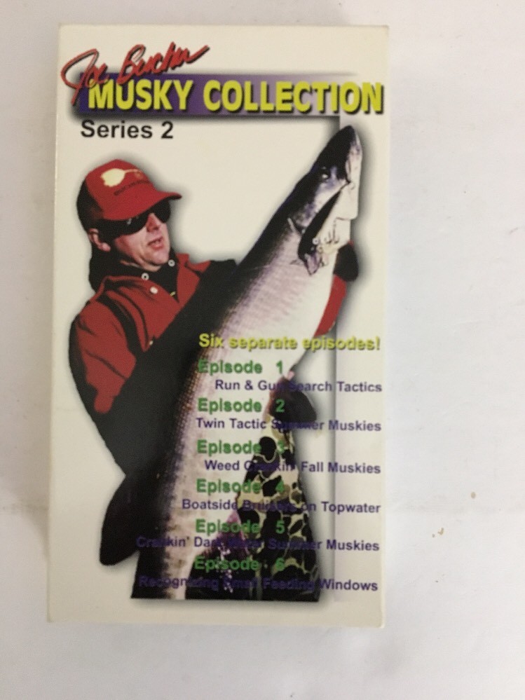 Joe Bucher Musky Collection Series 2 VHS-TESTED-RARE VINTAGE COLLECTIBLE-SHIP 24