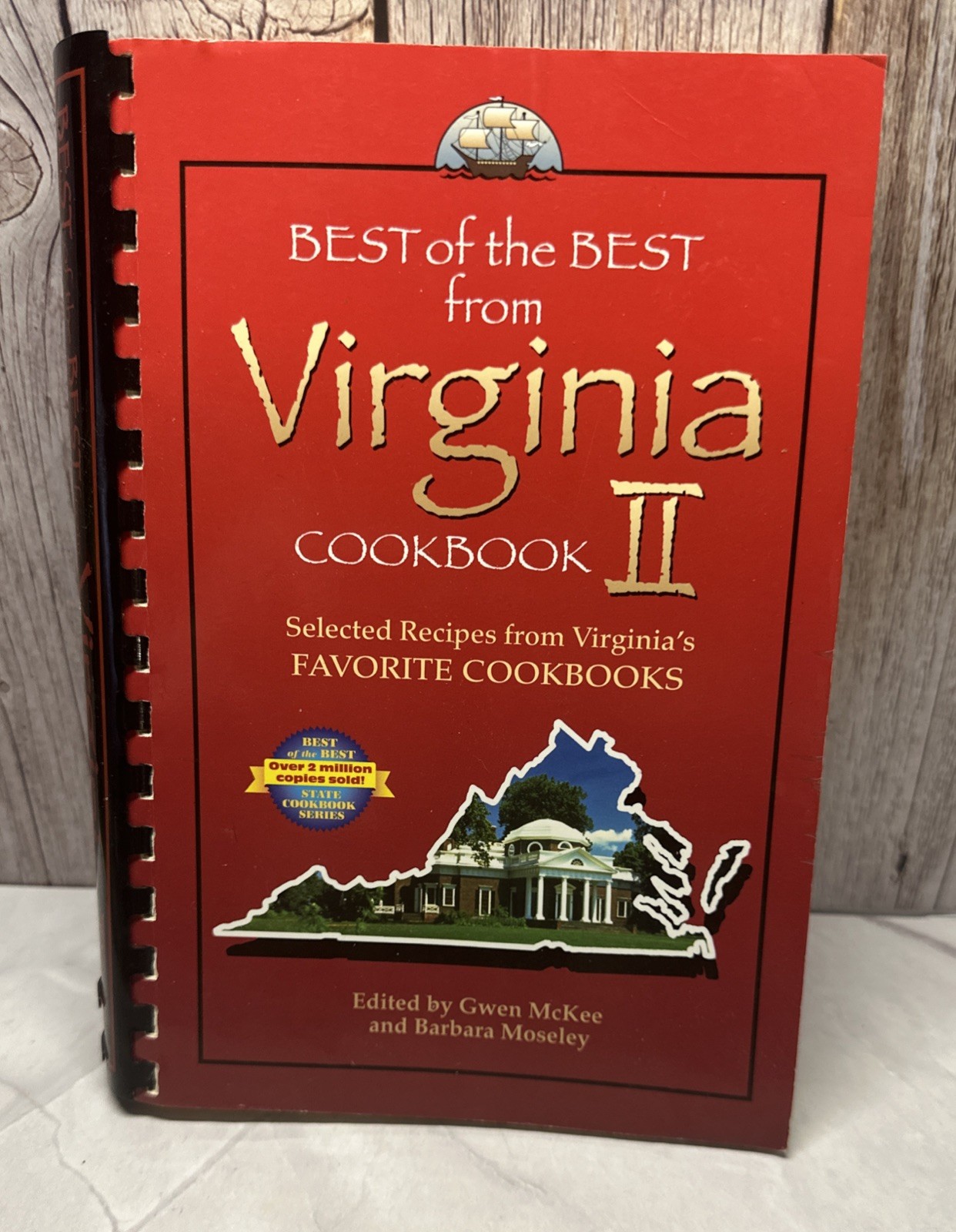 Best of the Best from Virginia Cookbook II by McKee & Moseley ~ 286 Pages