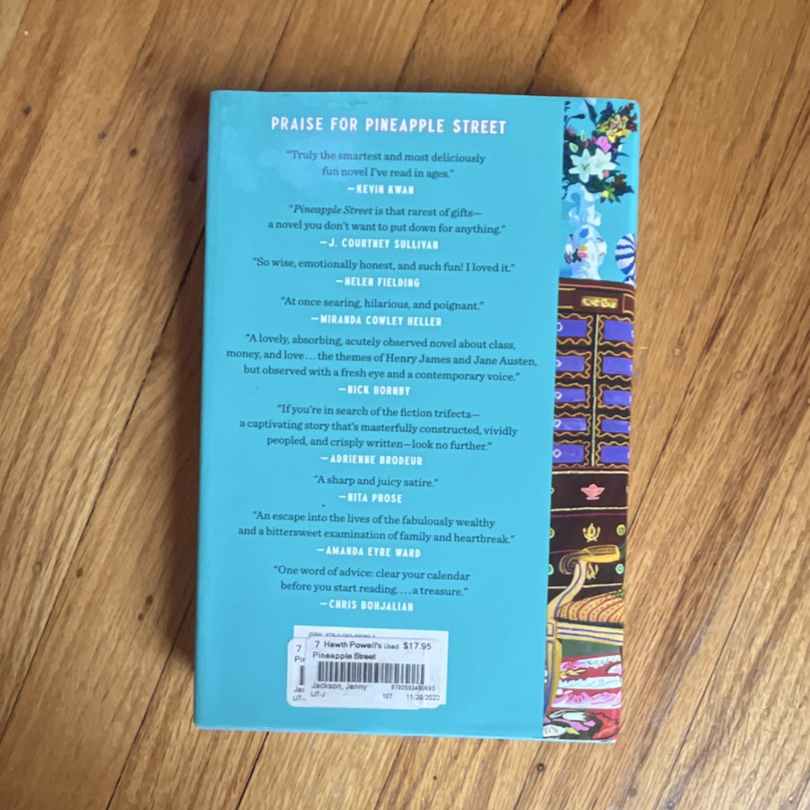 Pineapple Street by Jenny Jackson Hardcover Fiction Novel with Dust Jacket
