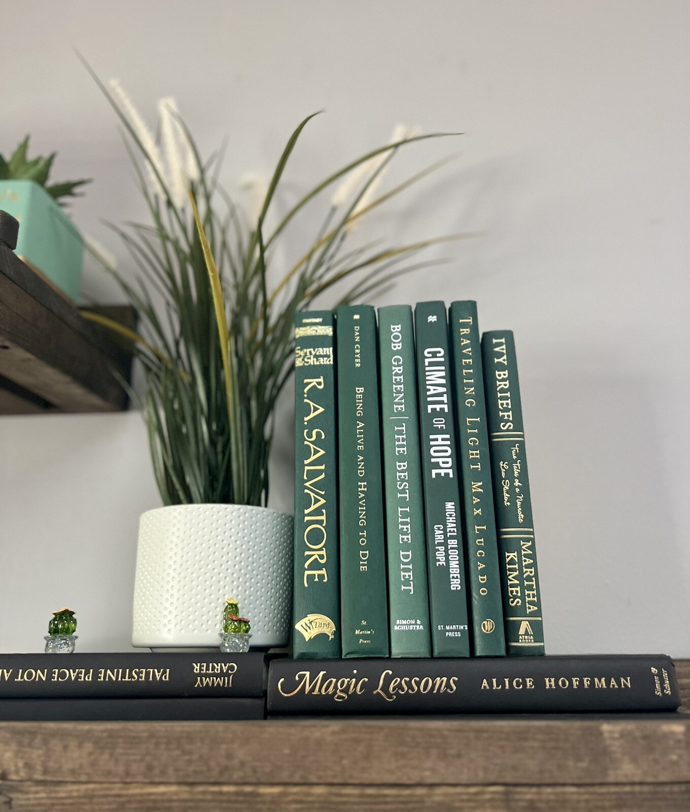 Stack of 6 colorful books for Decorating Staging | Book Decor| Home Decor.